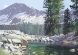 Len Chmiel, Thin Air, 2005, oil on board