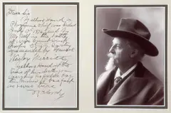 William F. Cody, Chief Yellow Hand Letter with Photo, 1907, letter and photograph