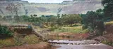 Simon Combes, The Crossing, 1988, oil on canvas