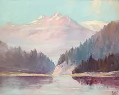 Jules Dahlager, Short Bay, 1940, oil on board