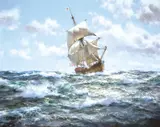 Montague Dawson, The Pioneer - The Nonsuch