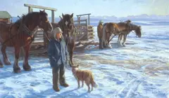 The Apprentice by Robert Duncan, 1986, oil on canvas, sold Jul 2005