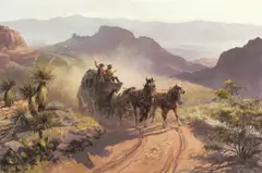 Charlie Dye, Arizona Territory, oil on board