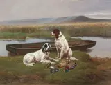 Jules Gélibert, Morning Hunt, oil on canvas