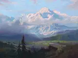 Sydney Laurence, An August Afternoon, Mt. McKinley