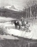 Tom Lovell, Visitors at the Trap Line