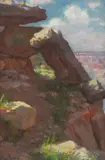 Joseph Henry Sharp, Rocks, Grand Canyon, Arizona