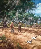 John Swan, Working the Singles, 2004, oil on canvas
