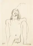 Keith Vaughan, Persiphae, pencil