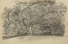 Woodland Shrubs by Keith Vaughan, pencil, sold Jun 2026