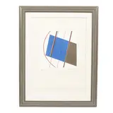 Silvano Bozzolini, Geometric Abstract, print in colours