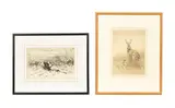 Winefred Marie Louise Austen, The Retrieve, etching