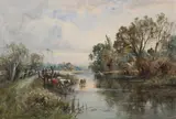 Henry John Kinnaird, Thames near Wallingford