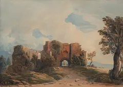 John Varley, Goodrich Castle, Herefordshire, watercolour