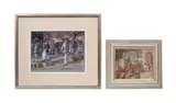 Victor Coverley-Price, In a Mexican Market, watercolour