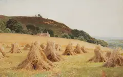 Harold Sutton Palmer, Harvest Time, watercolour