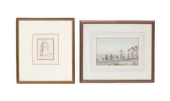 Anthony Devis, Leckhampton, watercolour