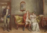 George Goodwin I Kilburn, Rivals, watercolour