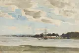 Arthur Douglas Peppercorn, Southampton Water, watercolour