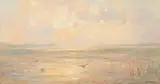 David Payne, Lake Scene, oil canvas