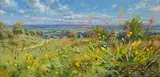 Richard Tratt, A Flash of Bright Colour, The Small Copper, oil on canvas