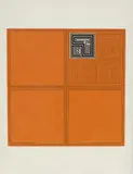Gordon House, Orange Matrix, screen print