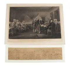 John Trumbull, Durand (A. B., engraver), engraving, the sheet 65 x 88cm
