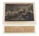 John Trumbull, Durand (A. B., engraver), engraving, the sheet 65 x 88cm