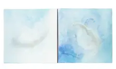 Arabella Caccia, Two Abstract Compositions, oil on canvas