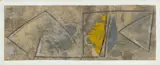 George Dannatt, Sand & Bright Yellow, with Silver, mixed media