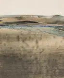 Sidney Nolan, Mountainous Landscape, mixed media