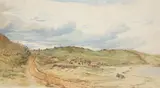 Edward Duncan, On the Gower Coast, watercolour