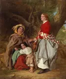 Charles Dukes, The Travellers, oil on canvas