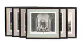 John Collins, Six framed stage designs for Tarquino Tasso's 'Jerusalem delivered, Engraving