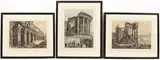 Luigi Rossini, Veduta del Tempio della Sibilla in Tivoli, etching