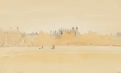 John Doyle, Eton College, watercolour