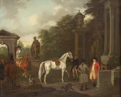 John Wootton, Portrait of Charles Spencer, 3rd Duke of Marlborough, and Elizabeth, Duchess of Marlborough, oil on canvas