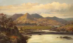Benjamin Williams Leader, Mountainous Landscape, oil on canvas
