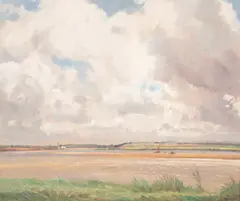 Donald Henry Floyd, The Severn from Newnham, oil on canvas