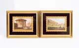 Jacob George Strutt, Temple of Hercules Victor, Rome, oil on paper