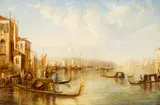 Francis Moltino, Grand Canal, Venice, oil on canvas