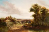 James Edwin Meadows, Expansive Landscape, oil on canvas