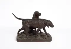Auguste Cain, Brillador et Fanfaron, bloodhounds, bronze