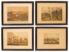 Henry Thomas Alken, Pike Fishing, etching and aquatint