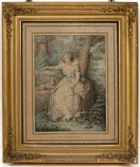 John Condé, Mrs. Fitzherbert, engraving in colours