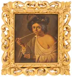 Hendrick ter Brugghen, A Youth Smoking a Clay Pipe, oil on canvas