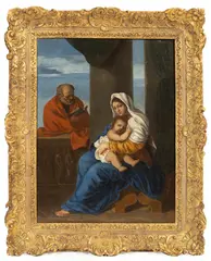 Nicolas Poussin, The Holy Family, oil on canvas