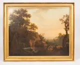 George Barret, Extensive Landscape, oil on canvas