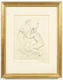 Le fleuve scamandre by Pierre-Auguste Renoir, etching, sold May 2024