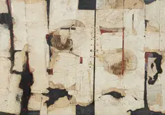 Nigel Temple, Fractura Mentis, mixed media with collage